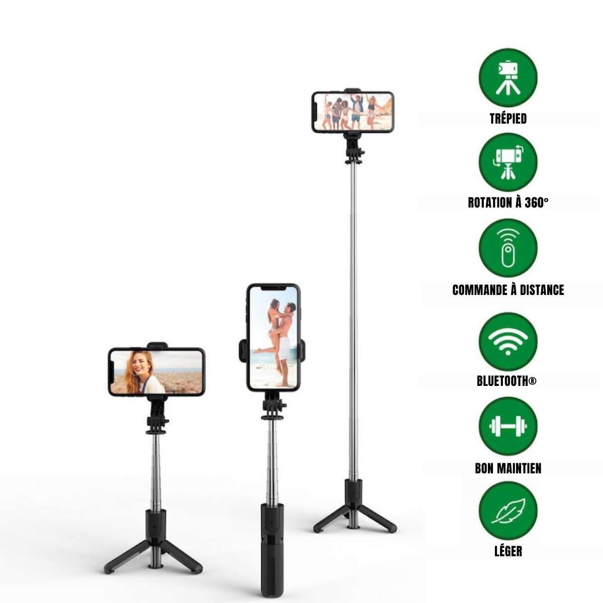 Le Passeport Familial - 4smarts Selfie Stick Tripod Bluetooth